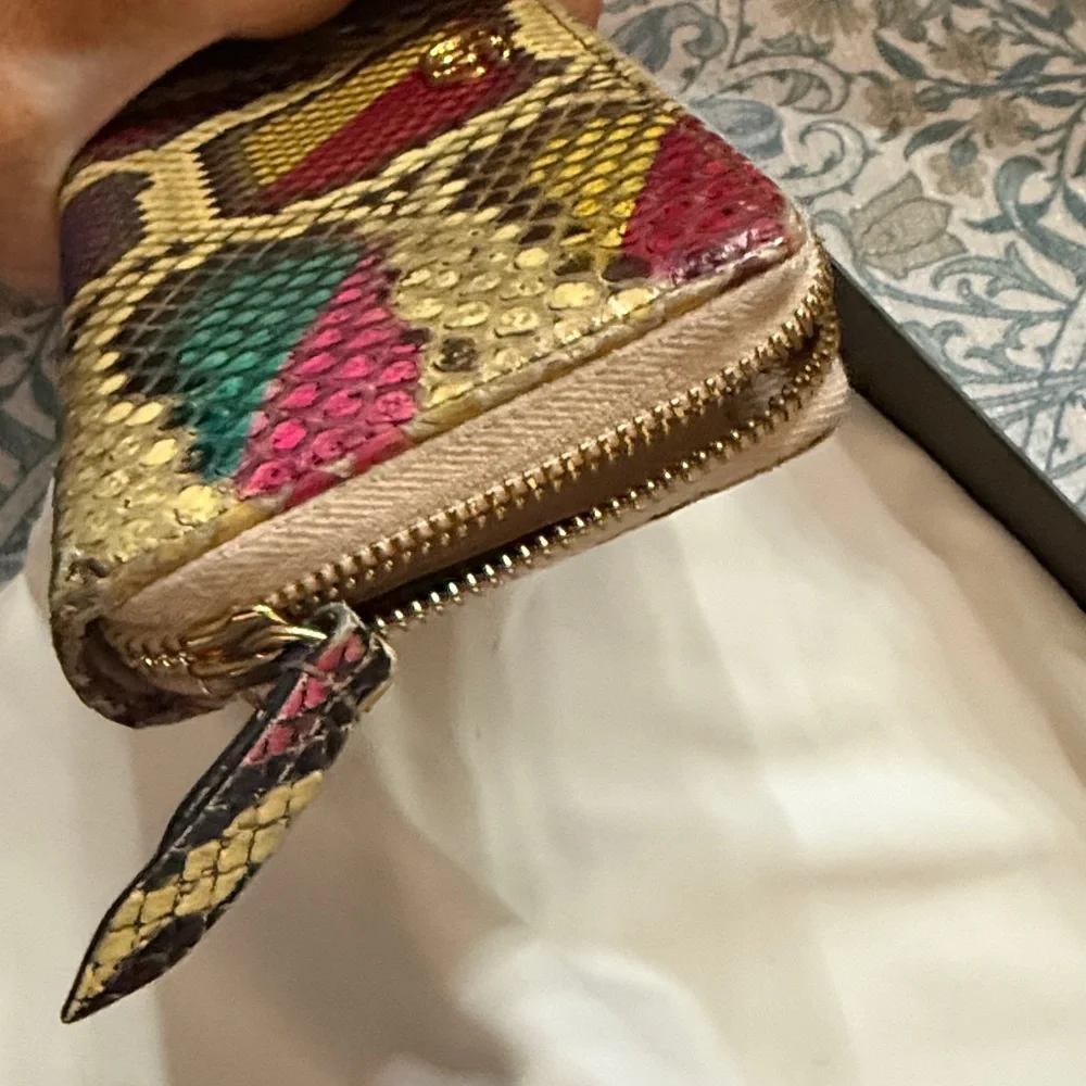 Gucci multicolor python wallet - Picture 3 of 14